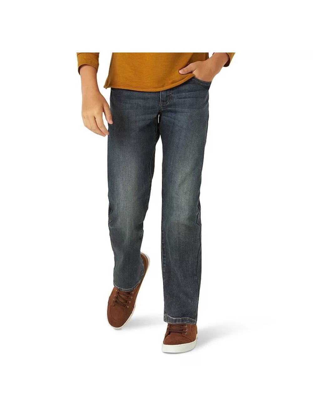Boys Lee® Extreme Motion MVP Straight Leg Jeans - 12 Reg